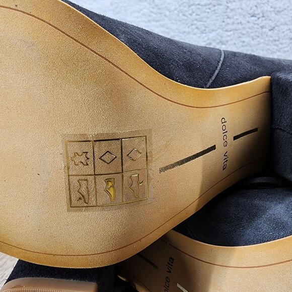 Dolce Vita Gray Ankle Boots with Fringe - Picture 11 of 12